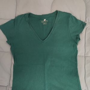Women's Forest green Banana Republic Tee